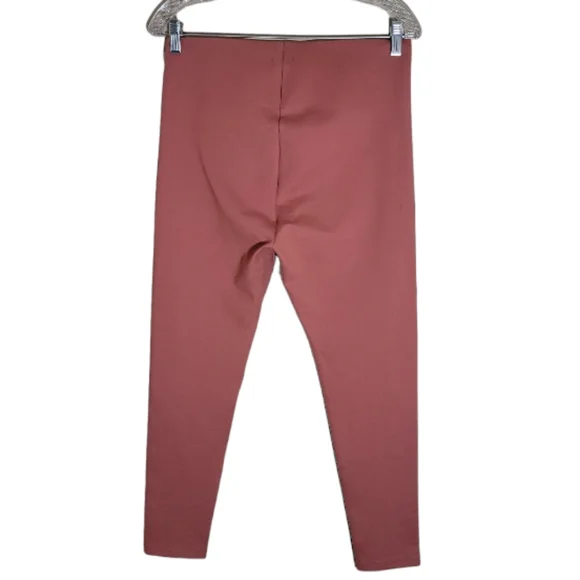 Loft high waisted sculpting orange leggings size medium petite - Picture 2 of 6